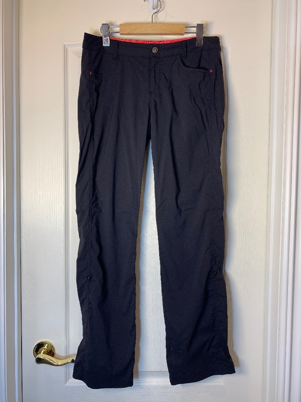 Cloudveil Women’s Convertible Hiking Pants Medium Black Stretch Outdoor Travel